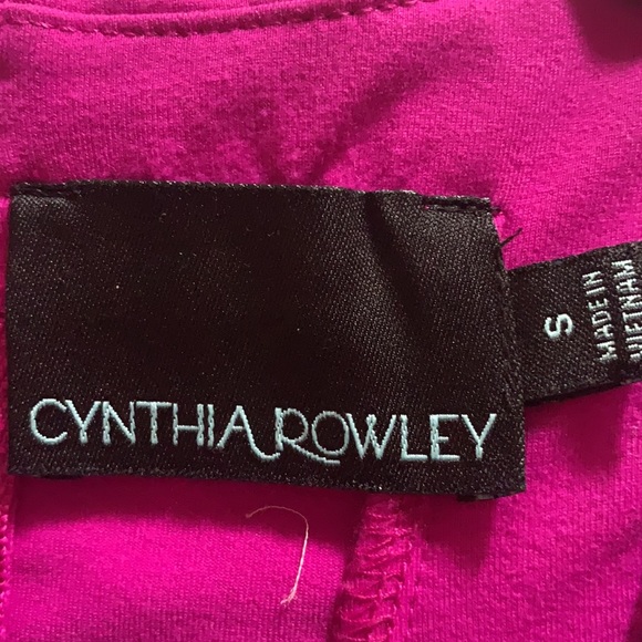 EUC Cynthia Rowley Magenta Fit & Flare Dress Size: Small (S) MSRP $138 - Picture 9 of 11